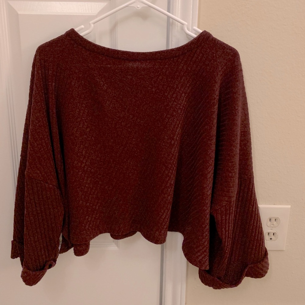 Cropped sweater